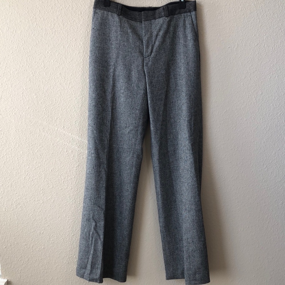 Banana Republic Flannel Tweed Wide Leg Pants Size 4